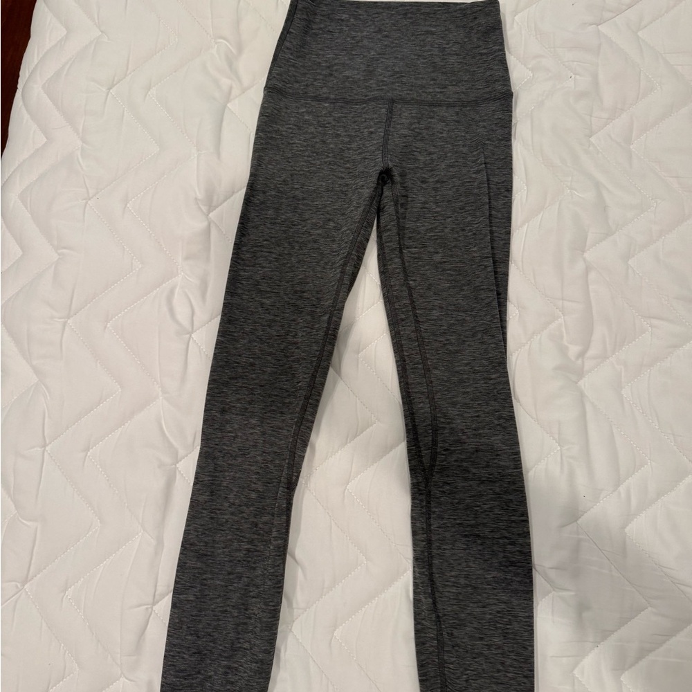 Gray Lululemon High-Waisted Align Leggings
